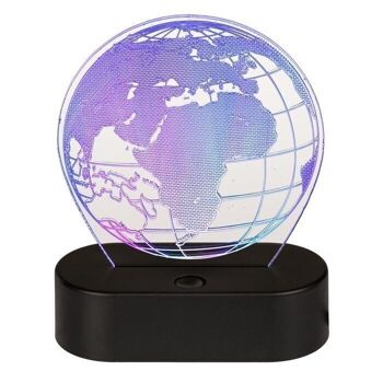 Lampe 3D, globe, environ 20 cm, 2