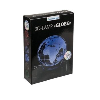 Lampe 3D, globe, environ 20 cm, 5