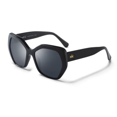 Hanukeii SoMa Black Polarized Sunglasses for women