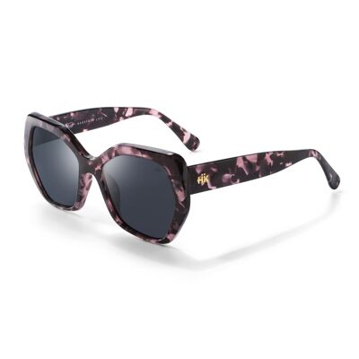 Gafas de Sol Polarizadas Hanukeii SoMa Negro para mujer con motivo