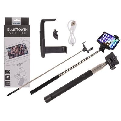 Extendable mobile phone holder, Bluetooth selfie stick,