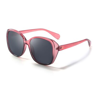 Hanukeii Village Pink Polarized Sunglasses for Women