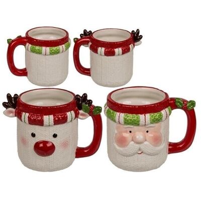 Cups, Santa Claus & reindeer sorted,
