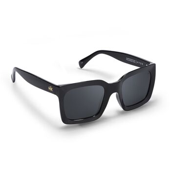 Hanukeii Hyde Polarized Sunglasses Black pour femme 3