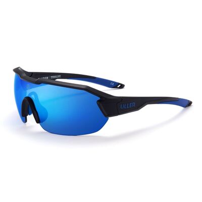Sport Sonnenbrille zum Laufen und Radfahren Uller Clarion Schwarz und Blau für Männer und Frauen