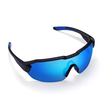 Lunettes de soleil sport pour la course à pied et le cyclisme Uller Clarion Black and Blue pour homme et femme 3