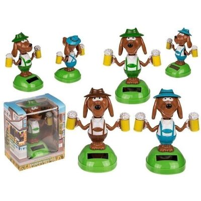 Figura mobile, cane da birra bavarese,