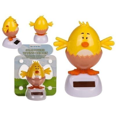 Movable chick with solar cell, approx. 11 cm,