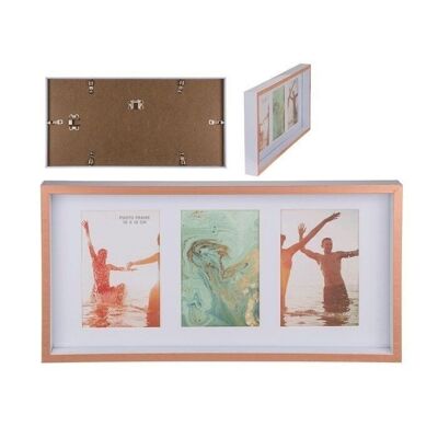 Picture frame, Copper Optic, approx. 41 x 21 cm,