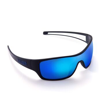 Lunettes de soleil sport pour la course à pied et le cyclisme Uller Volcano Noir et rouge pour homme et femme 3