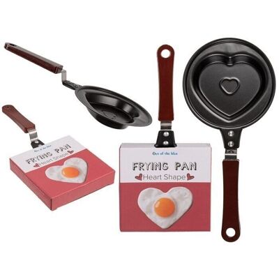 Frying pan, heart, approx. 12 cm,