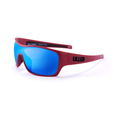 Sport Sonnenbrille zum Laufen und Radfahren Uller Volcano Red für Männer und Frauen
