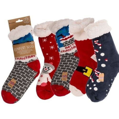 Damen-Hüttensocken, Christmas,