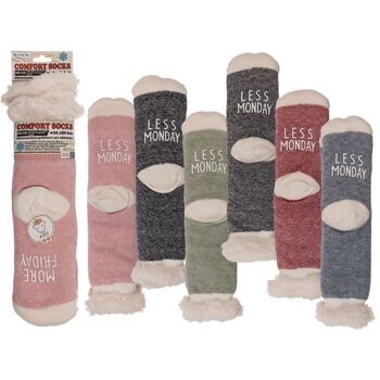 Chaussettes cabane femme, More Friday - Less Monday, 1