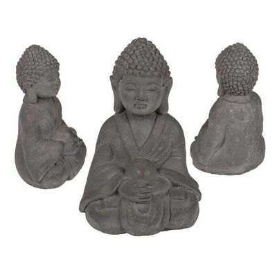 Figura decorativa, Buddha, circa 9,5 x 14 cm,