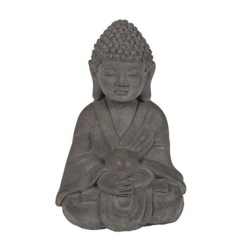 Figurine déco, Bouddha, environ 9,5 x 14 cm, 2