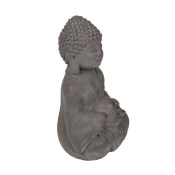 Figurine déco, Bouddha, environ 9,5 x 14 cm, 3