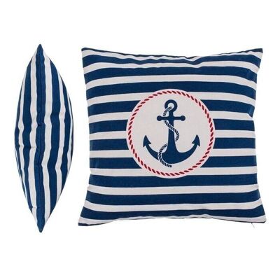 Decorative cushion with anchor, Traditional Maritime, 2