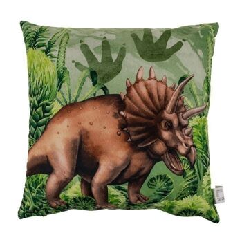 Coussin décoratif, dinosaure, environ 40 x 40 cm, 3