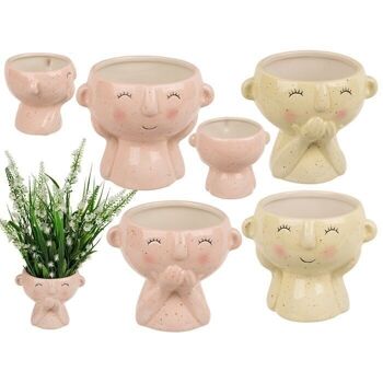 Cache-pots décoratifs, Happy Faces, 1