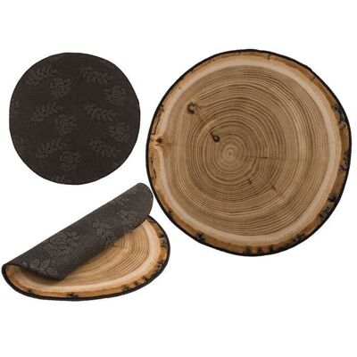 Deco carpet, tree disc, diameter: approx. 60 cm,