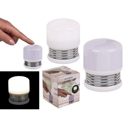 Lampada a pressione con LED (batterie incluse)