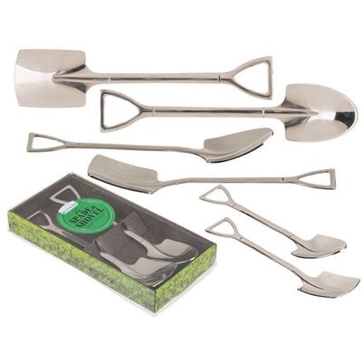 stainless steel spoon, spade and shovel,