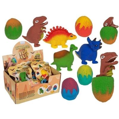 Flip Flip Dinosaure, environ 9 cm, individuellement dans