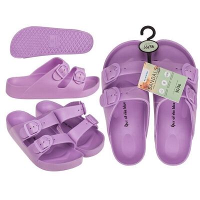 Women's sandals, purple, size 35/36,