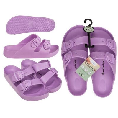 Women's sandals, purple, size 37/38,