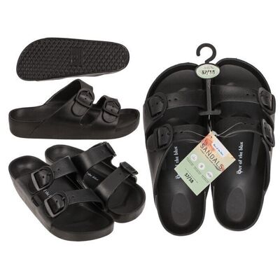 Women's sandals, black, size 37/38,