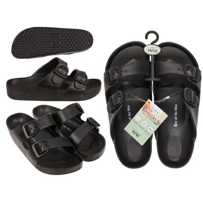Women's sandals, black, size 39/40,