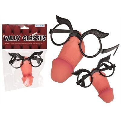 Fun glasses, penis, approx. 14 x 13 cm,