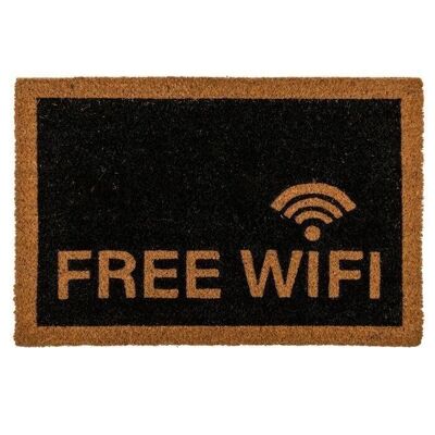 Doormat, Free Wifi, approx. 60 x 40 cm,