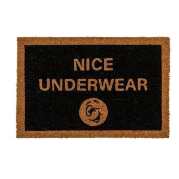 Paillasson, Nice Underwear, environ 60 x 40 cm, 2
