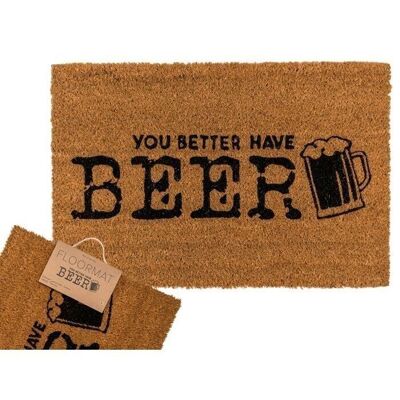 doormat, you better have beer,