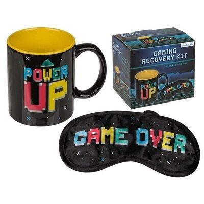 Gaming Recovery Kit, Eye Mask & Mug,