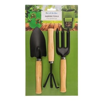 Petits outils de jardinage, Tiny Gardening, lot de 3 2