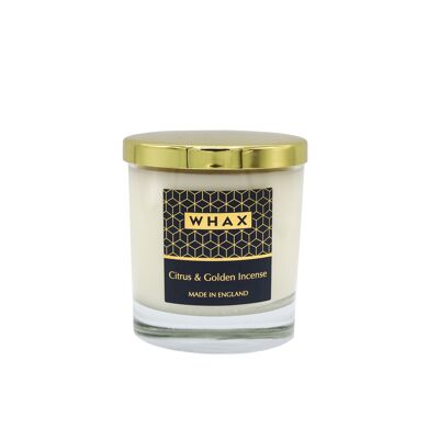 Citrus & Golden Incense Home Kerze