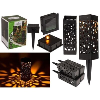 Garden plug, Morocco, with solar cell & LED,