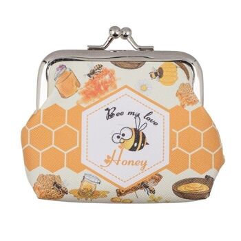 sac à main, abeille, environ 9 x 8 cm, 4