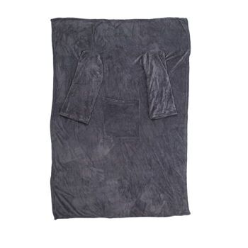 Couverture grise avec manches & poches, 3
