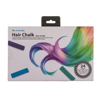 Craie pour cheveux, environ 4 cm, ensemble assorti de 24 couleurs 2