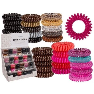 hair band, telephone cord, made of rubber & plastic,