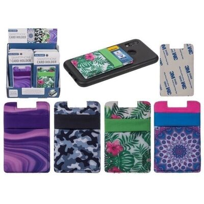 Mobile phone card holder, with two compartments,