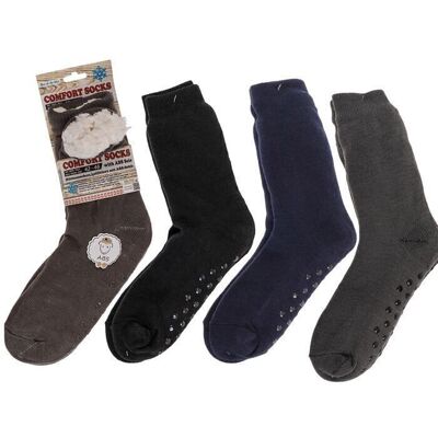 Men's Hut Socks, Dark Style, Size: 42-46,