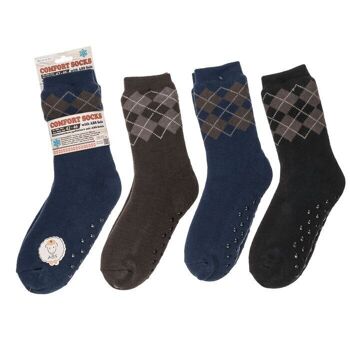 Chaussettes Hutte Homme, Uni Écossais, 1