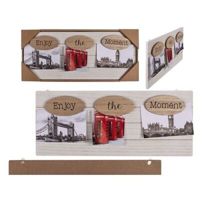 Wooden picture frame, Enjoy the moment,