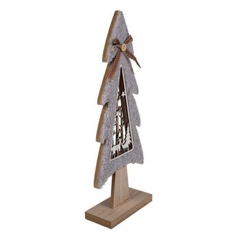 Décoration en bois, sapin, 40 cm environ, 2 assorties 2