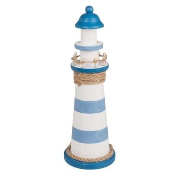 phare en bois avec LED, 4